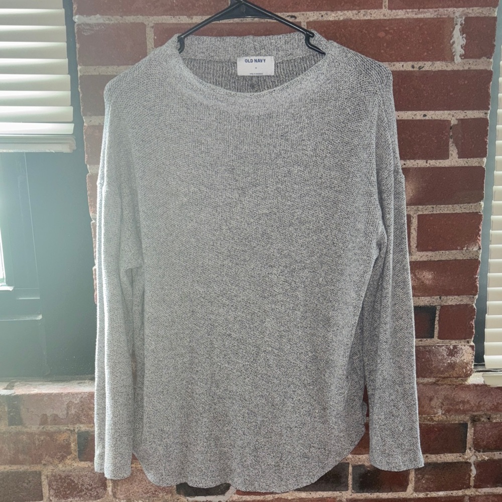 Old Navy Heather Gray Knit Top